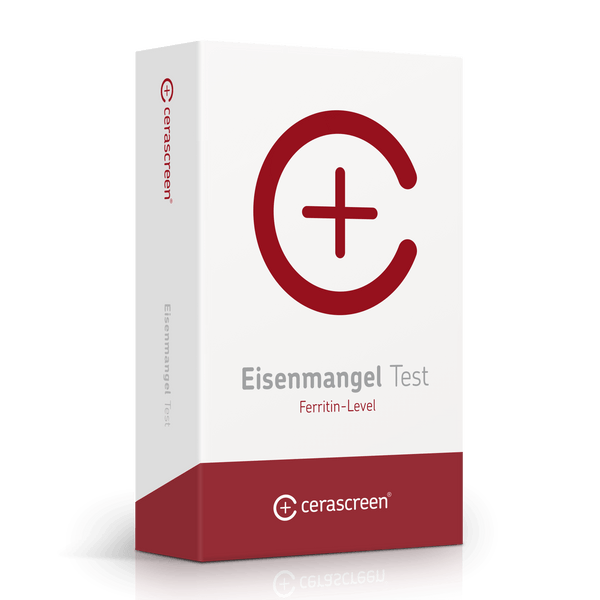 Verpackung des Eisenmangel Tests von cerascreen